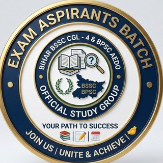 Telegram profile photo for BSSC CGL - 4 & BPSC AEDO MISSION 🧿