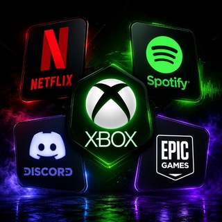 Telegram profile photo for Subscriptions : Discord , Epic games, Netflix, Spotify , Xbox