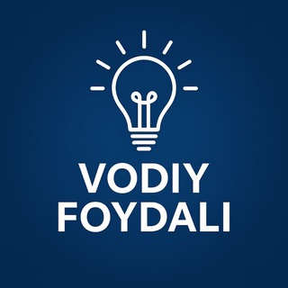 Telegram profile photo for Vodiy Foydali