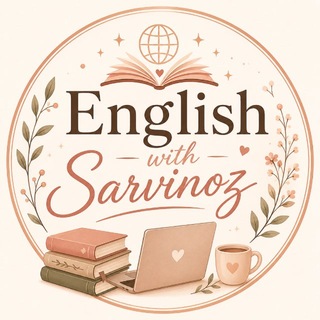 Telegram profile photo for 🇬🇧ENGLISH | WITH SARVINOZ 📚