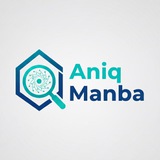 Telegram profile photo for Aniq Manba | Rasmiy kanal