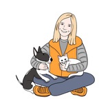 Telegram profile photo for Таня Буркадзе | Зоопсихолог | Dog & Cat