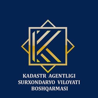 Telegram profile photo for SURXONDARYO KADASTR