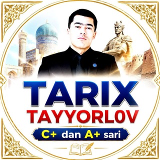 Telegram profile photo for TARIX TAYYORLOV 🇺🇿