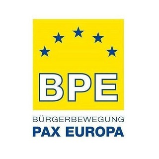 Telegram profile photo for BPE Bürgerbewegung PAX EUROPA e.V. - Für den Schutz und Erhalt europäischer Werte und Freiheiten - Gegen den politischen Islam!
