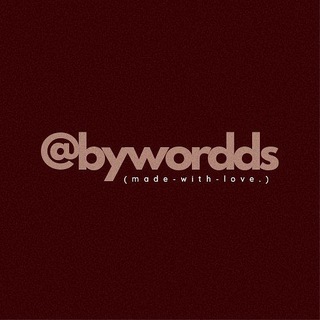Telegram profile photo for BYWORDDS.