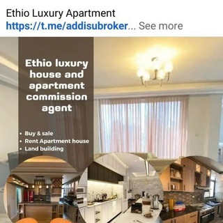 Telegram profile photo for Ethio luxury housing and apartment commission agent