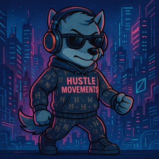 Telegram profile photo for HUSTLE MOVEMENTS