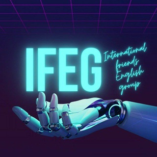 Telegram profile photo for English group/international friends