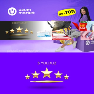 Telegram profile photo for Uzum market 5yulduz