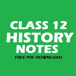 Telegram profile photo for Class 12 History