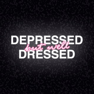 Telegram profile photo for Depressed But Well Dressed