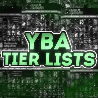 Telegram profile photo for Тир листы YBA || УБА || ЮБА