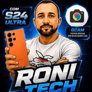 Telegram profile photo for RONI TECH 🤳 📸 ✍️ (Gcams e Xmls) Agora com Galaxy S24 U 🆙 📸