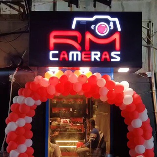 Telegram profile photo for used camera shop ( Rm cameras ) 📸