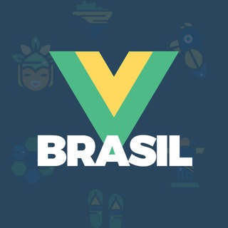 Telegram group profile photo for VueJS Brasil 🇧🇷