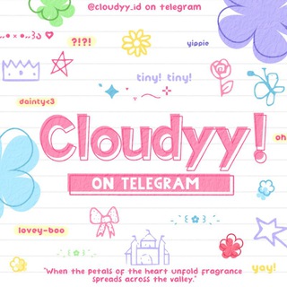 Telegram profile photo for cloudyy ; murahh bangettttt💋‼️