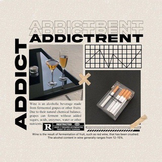 Telegram profile photo for Addictrent : close