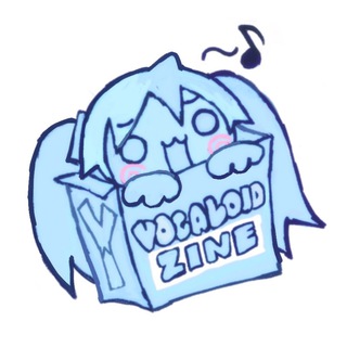 Telegram profile photo for VOCALOID SKETCH ZINE.