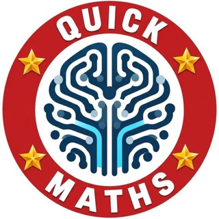 Telegram profile photo for 𝗤𝘂𝗶𝗰𝗸 𝗠𝗮𝘁𝗵𝘀