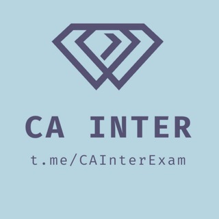 Telegram profile photo for CA INTER NOTES & UPDATES