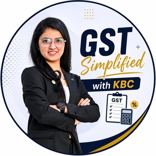 Telegram profile photo for CA Krishna Bhojani – GST Simplified