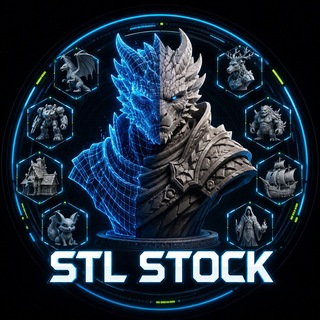 Telegram profile photo for STL Stock | Free STL Files