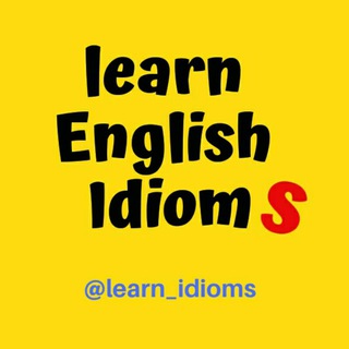 Telegram profile photo for Learn English Idioms