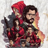 Telegram profile photo for Money heist || English || Tamil || Telugu || Hindi