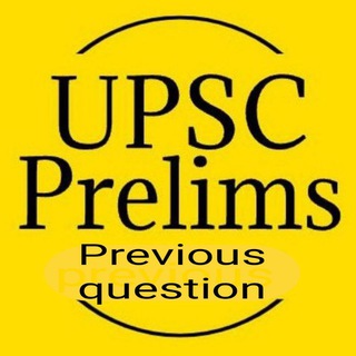Telegram profile photo for UPSC PRELIMS Quiz