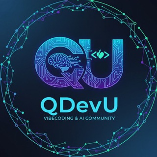 Telegram profile photo for QDevU AI Вайбкодінг