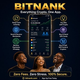 Telegram profile photo for Bitnank P2P Platform