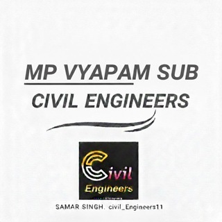 Telegram profile photo for MP VYAPAM SUB CIVIL ENGINEERS