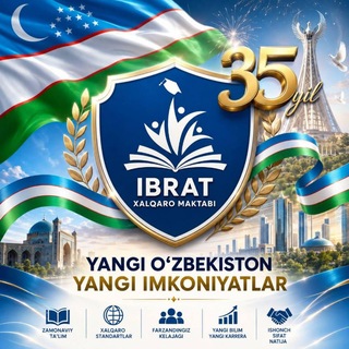 Telegram profile photo for Ibrat xalqaro maktabi | Ibrat international school