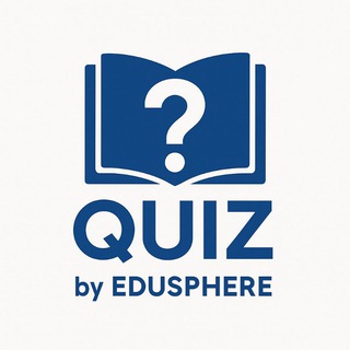 Telegram profile photo for QUIZ By EDUSPHERE