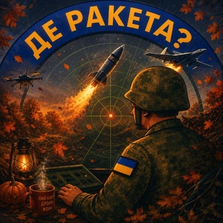 Telegram profile photo for 🇺🇦 | Де Ракета?🚀 | Шахед🛸 | Радар України📡 | ППО💥