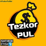 Telegram profile photo for 💰TEZKOR PUL (ISHLANG) "TO'LOVLAR"