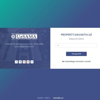 Telegram group profile photo for property.davaktiv.uz