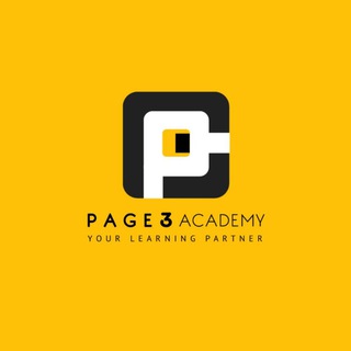 Telegram profile photo for PAGE 3 ACADEMY Official ( LP/UP, LGS & K TET )