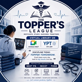 Telegram profile photo for The Topper’s League