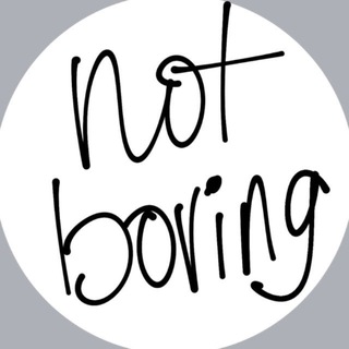 Telegram profile photo for not boring → Riga