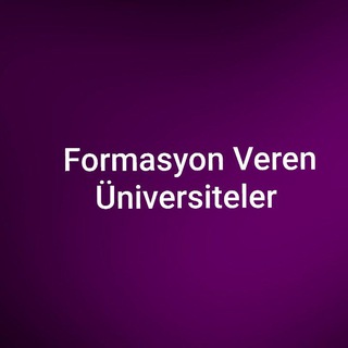 Telegram profile photo for Formasyon veren üniversiteler