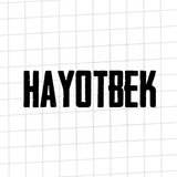 Telegram profile photo for HAYOTBEK