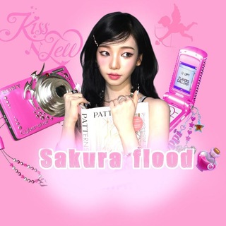 Telegram profile photo for 𑣲Sakura flood.🖤 Info