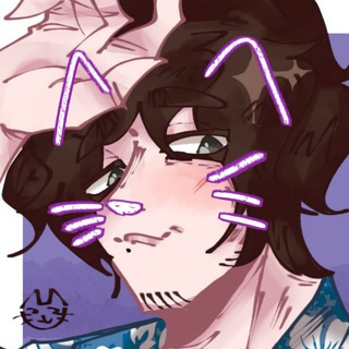 Telegram profile photo for the purple veil 👾