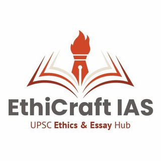 Telegram profile photo for EthiCraft IAS - Score 280+ in Ethics & Essay