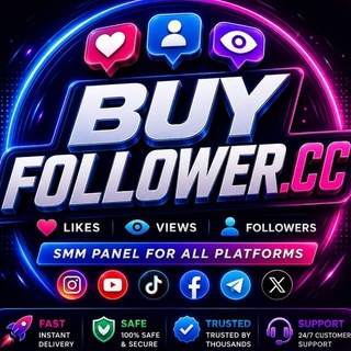 Telegram profile photo for BUYFOLLOWER.CC π