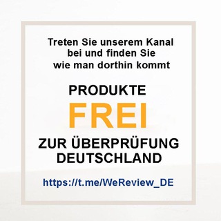 Telegram group profile photo for WeReview_DE.