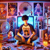 Telegram profile photo for El Otaku Curioso 👾🍥🎌⚔️✨