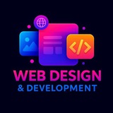 Telegram profile photo for Web design & 😃 development
